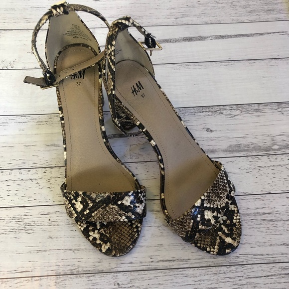 H\u0026M | Shoes | Hm Ladies Snakeskin Print 